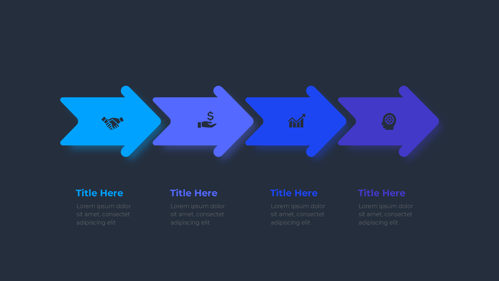 Infographic Solutions [dark] slide 1